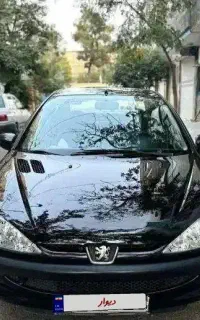 پژو 206 sd v1 معاوضه و معابله اتومبیل تصادفی و چپی