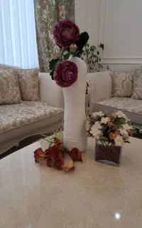 گلدان و رومیزی