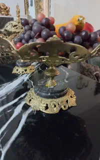 میوه خوری و شکلات خوری و جا قاشقی برنز