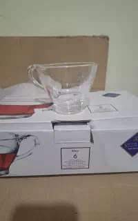 نیم لیوان چایی خوری فرانسوی و لیوان شربت خوری