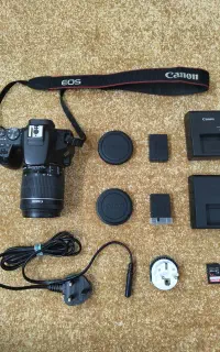 کنون 250D  با لنز اصلی