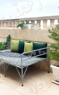 تخت حیاطی تخت باغی تخت لمکده رحمتی سازه