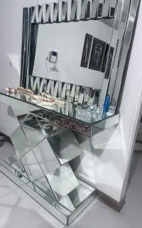 آیینه کنسول شیشه ای