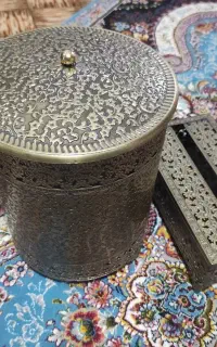 جا دستمال کاغذی وسطل اشغال