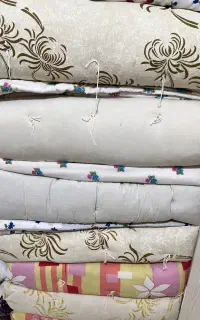 چهار دست لحاف و تشک نو از پشم شسته شده گوسفند