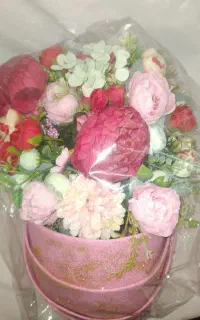 دسته گل مصنوعی مخصوص تولد نوزاد
