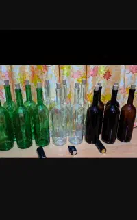 بطری شیشه ای نو بسته ۵ عددی نو