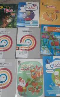 کتابهای کار قلمچی پایه ی ششم شامل ۱۰ کتاب