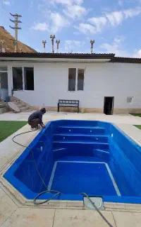 استخر آماده پیش ساخته باغی و ویلایی / نصب یک روزه