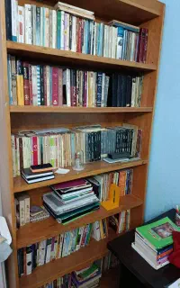 کتاب خانه کتابخانه قفسه سالم جنس چوب