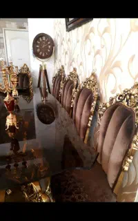 ست مبلمان ۹نفره و غذاخوری ۸نفره  کلاسیک