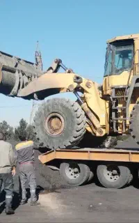 راننده لودر هستم با گواهینامه ویژه