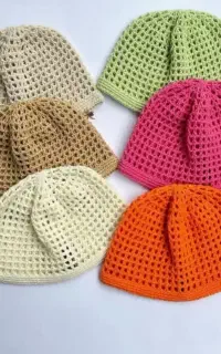 آموزش بافت با رافیا و کاموا