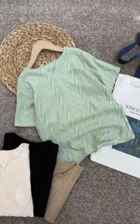 تیشرت یقه کوبایی خنک بچه گانه گالری پوشاک مهراب