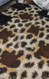 فرش شگی پرز نو