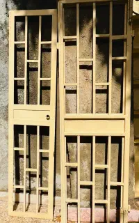 درب دزدگیر فلزی مدل آکاردئونی