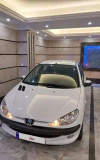 پژو 206 تیپ 2 tu3 بی رنگ مدل 1397