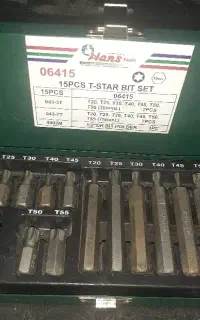 ست بکس و آچار بکس ستاره ای ۱۵ پارچه هنس مدل 06415