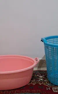 فروش یک عدد وان و سبد لباس