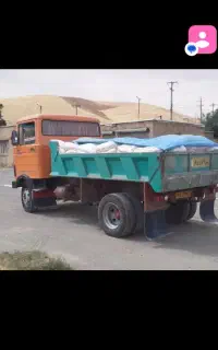 خاور کمپرسی حمل ماسه ونخاله  سنگ  صدرا ـ گلستان