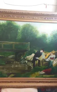 تابلو نقاشی شده با منظره  قصد فروش دارم