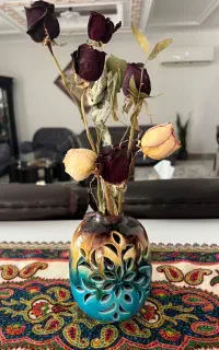 گلدان ابکاری سرامیک