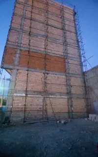 نصب هرگونه داربست. زیر بتن.نما .