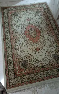 فرش یک در یک ونیم همراه پادری
