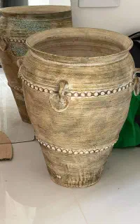 گلدان سفالی پتینه