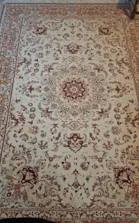 دو جفت فرش ۶ متری ماشینی کرم