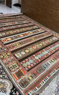 گلیم فرش نقش برجسته ۶ متری