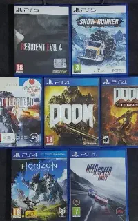 فروش دیسک بازی PS5 و PS4