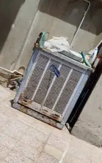 کولر آبی بزرگ بالا زن
