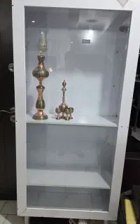 کمد  ام دی اف  شیشه ی  دکوری  و اداری  تمیز