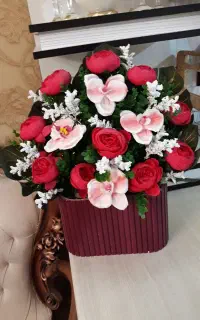 سبد گل مصنوعی آکبند