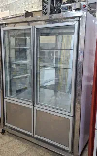 یخچال فریز ویترینی قصابی گوشت ماهی استیل