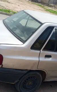 پراید نقرهای متلایک مدل ۱۳۸۷ 