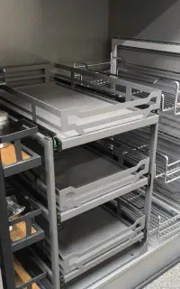 اکسسوری کابینت سبد سوپری سطل زباله سبد سوپرمارکت