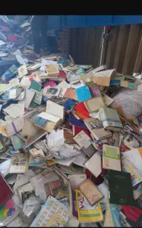 ضایعات دفتر کتاب روزنامه باطله قابلمه کهنه