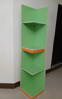 قفسه ۴ طبقه وسایل و کتاب تمام MDF پشت و رو رنگی