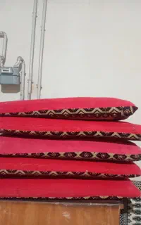 پشتی  در خونه وآلاچق وبا طرحهای اصیل دردوطرح ۱۰عدد