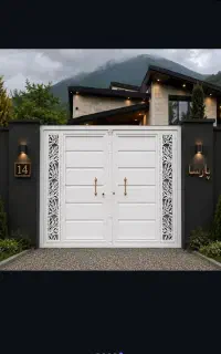 درب لوکس ویلاییLuxحیاطی خاص باغی۸250پارکینگی آنتیک