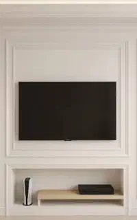 اجرای تخصصی قاب‌بندی دیوار و TV Wall-نصب یک روزه