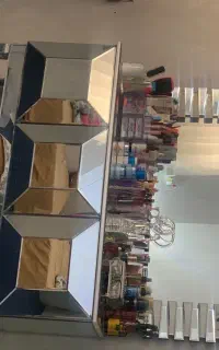 آینه کنسول و ساعت