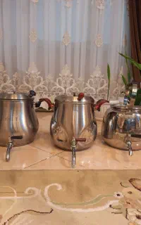 کتری استیل کف چدن ۵ لیتری کاملا سالم و درحد نو