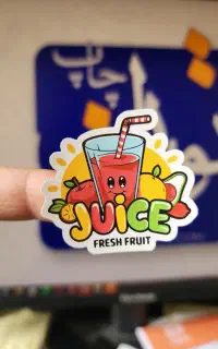 چاپ لیبل ، پشت چسبدار ، برچسب ،وینیل