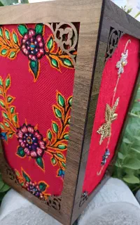 سطل ترکیبی پته و ملیله دوزی
