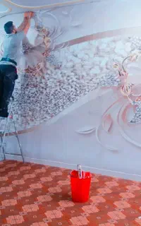 نصب و فروش  انواع کاغذ دیواری و پوستر ۳بعدی و ...