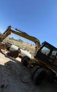 بیل مکانیکی چرخ لاستیکی هپکو اچ 100