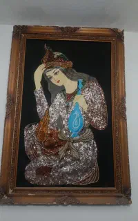 تابلو منجیق کاری قدیمی